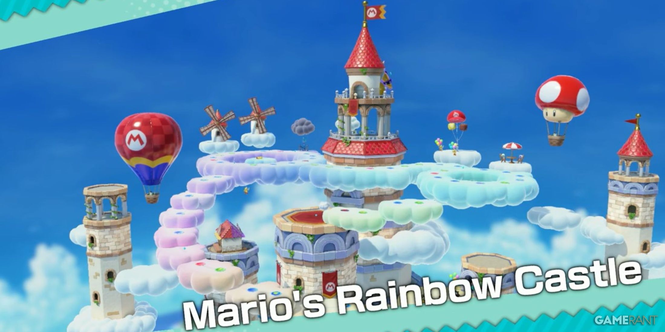 mario rainbow castle title