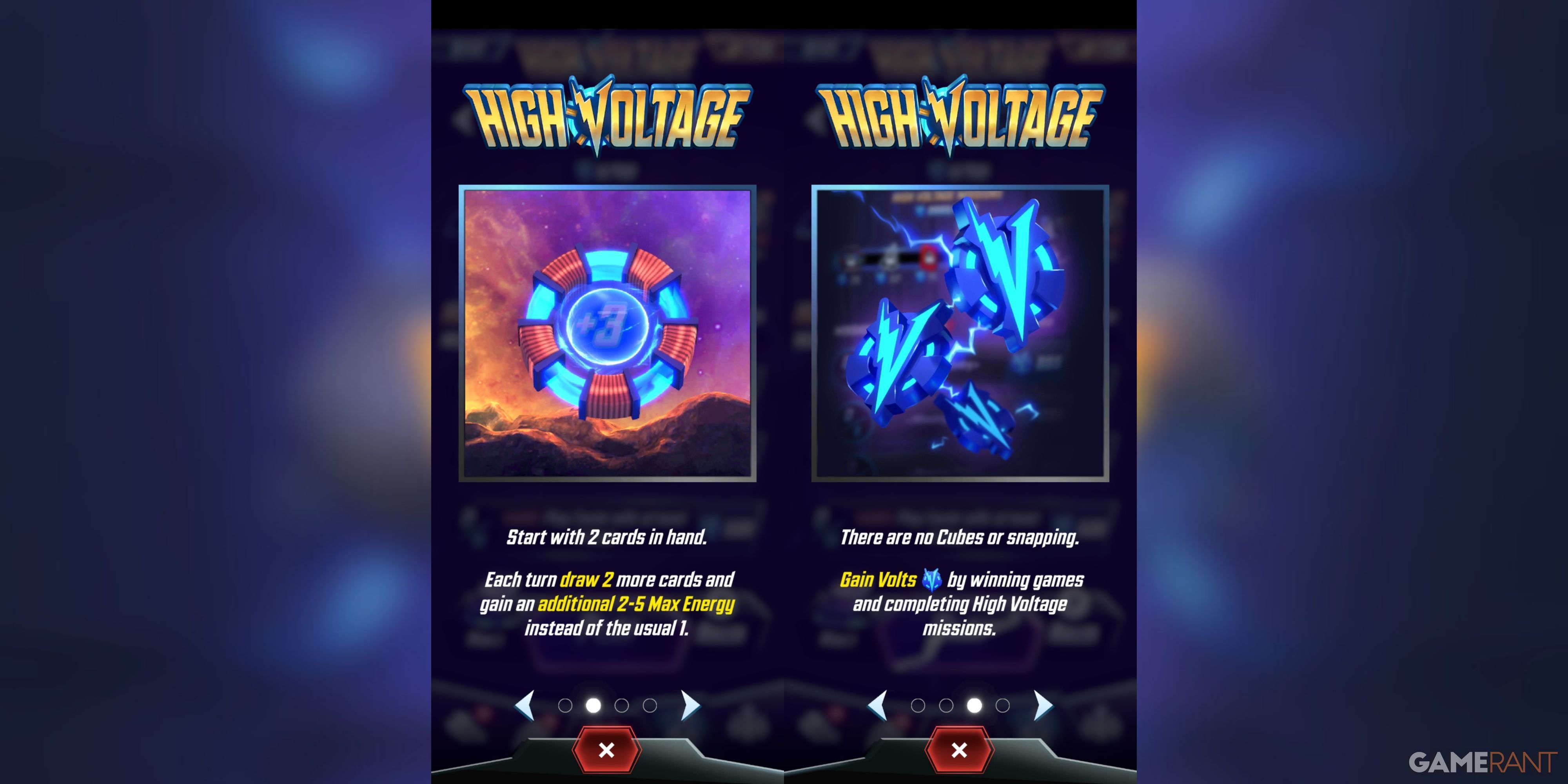Marvel Snap high voltage arc reactor.