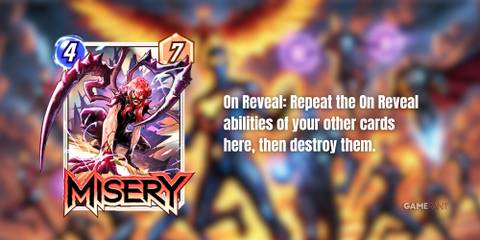 misery's card effect in marvel snap.