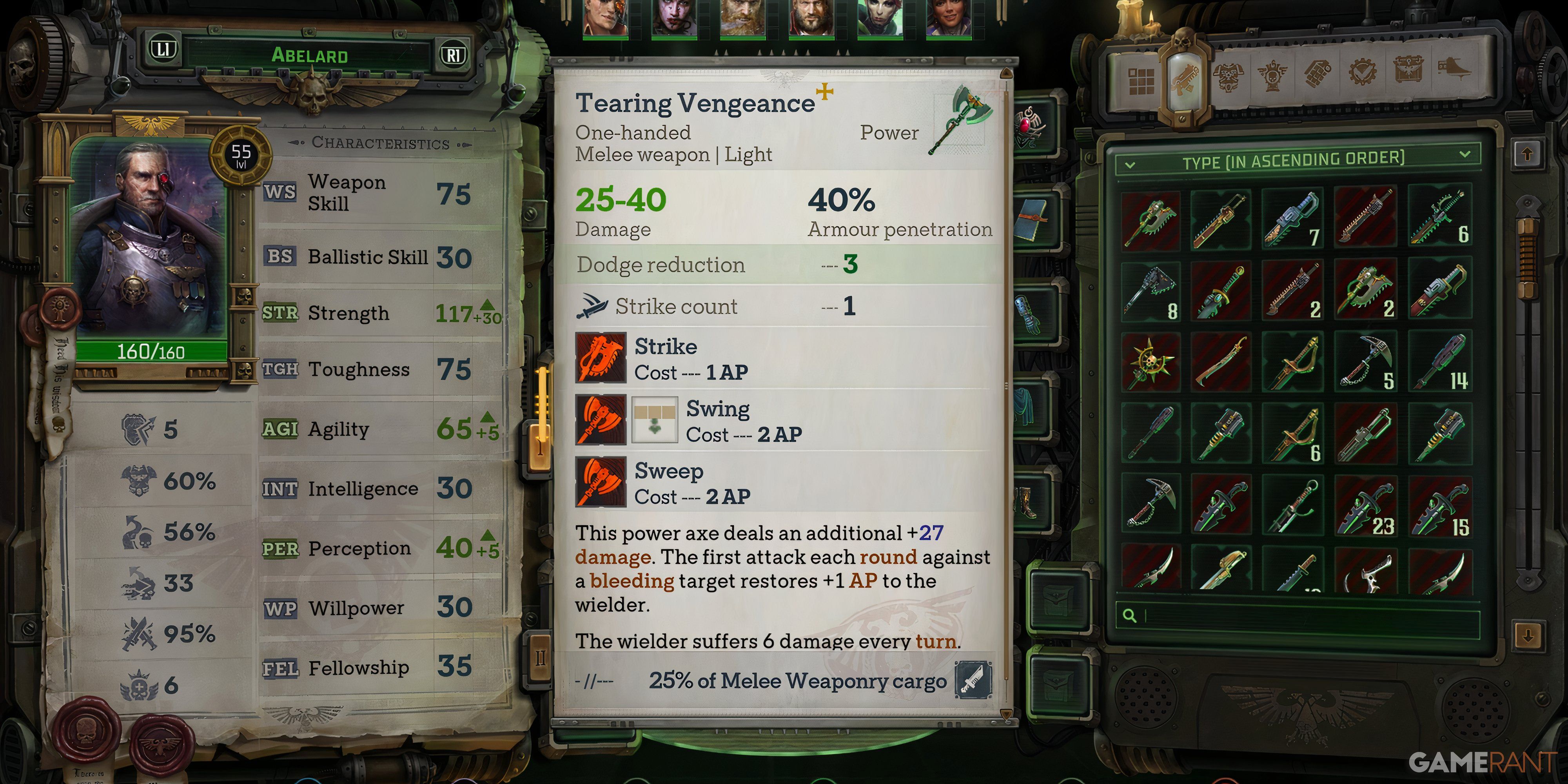 best-one-handed-melee-weapons-in-warhammer-40k-rogue-trader
