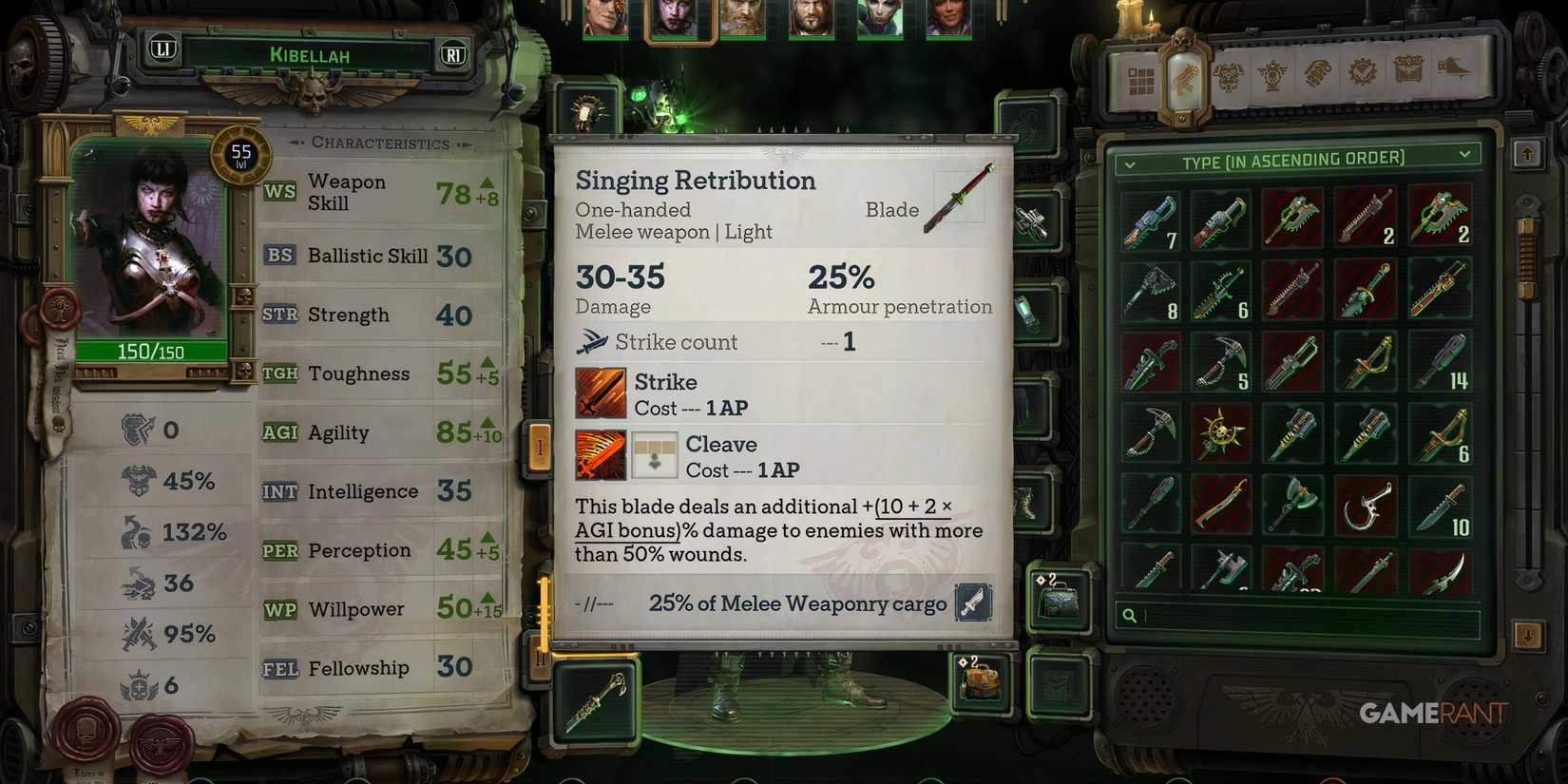 10 Best One-Handed Melee Weapons In Warhammer 40K: Rogue Trader Stats for the DLC Sword Singing Retribution