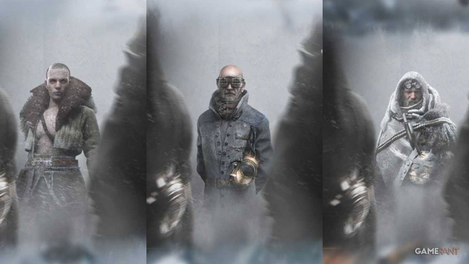 The Icebloods, Overseers, and Proteans from Frostpunk 2