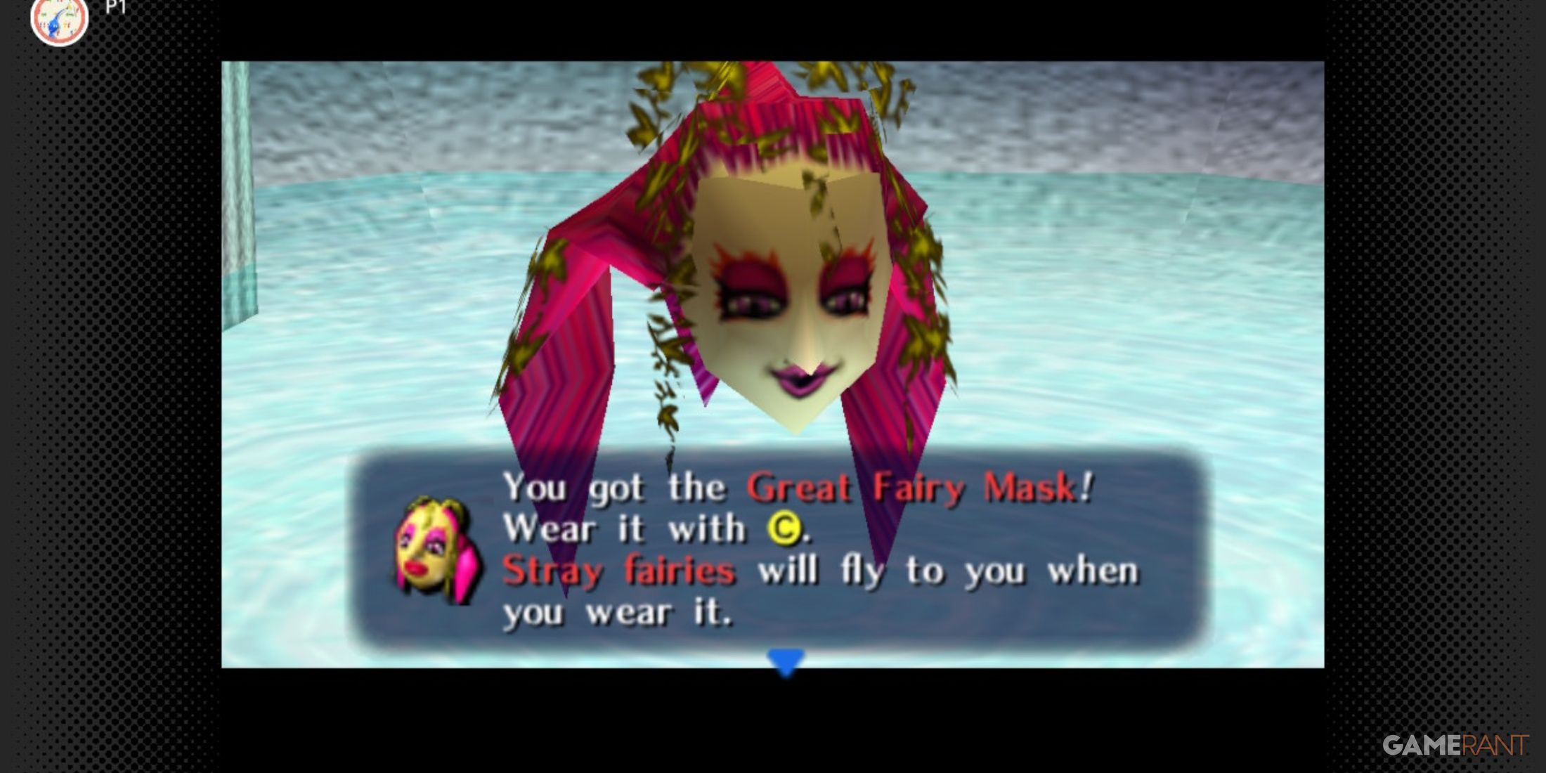 Zelda Majora's Mask Great Fairy Mask