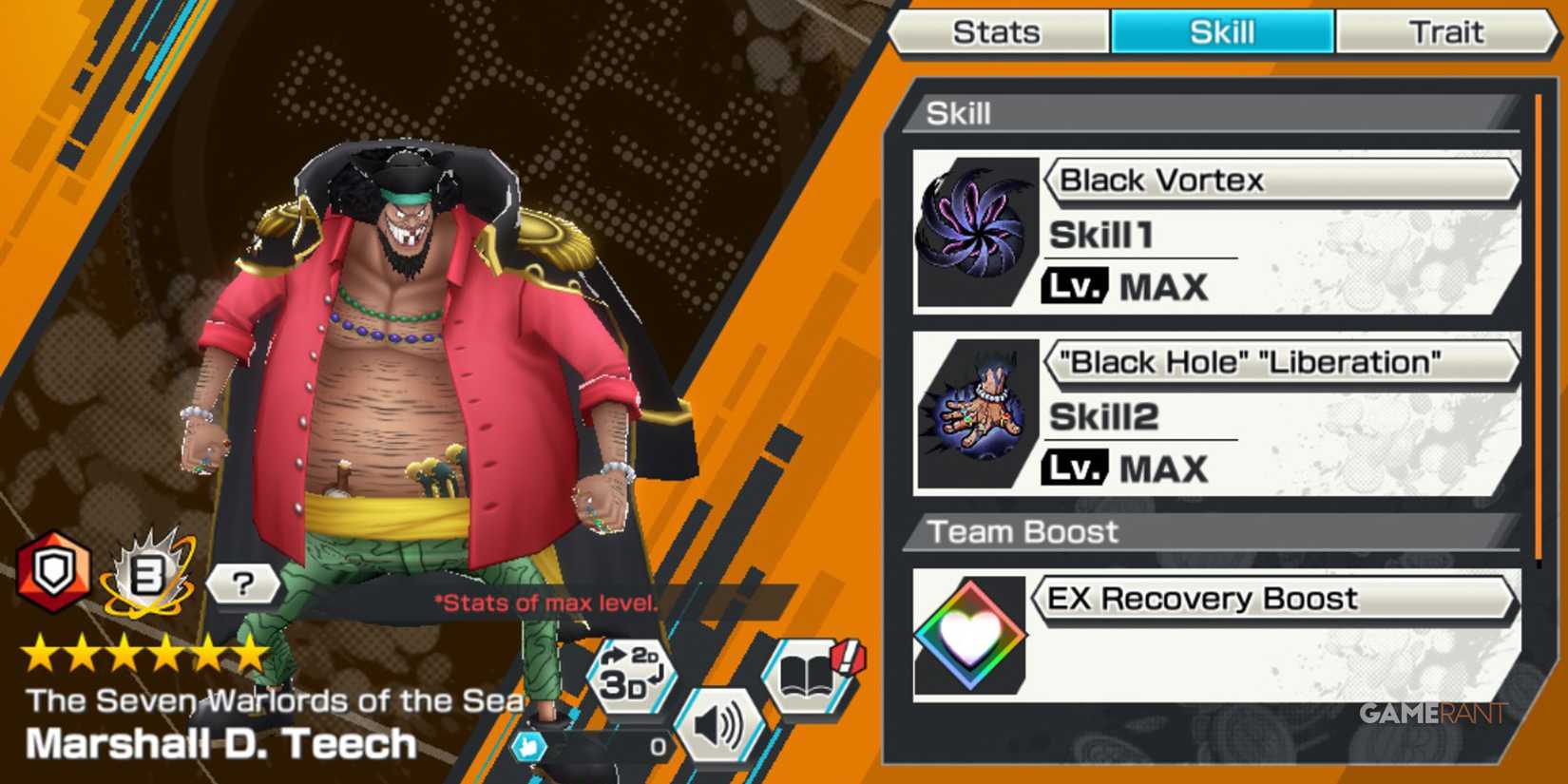 One Piece Bounty Rush Marshall D Teech