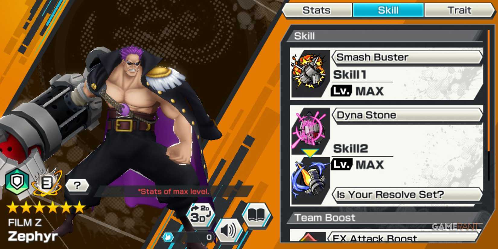 One Piece Bounty Rush Zephyr