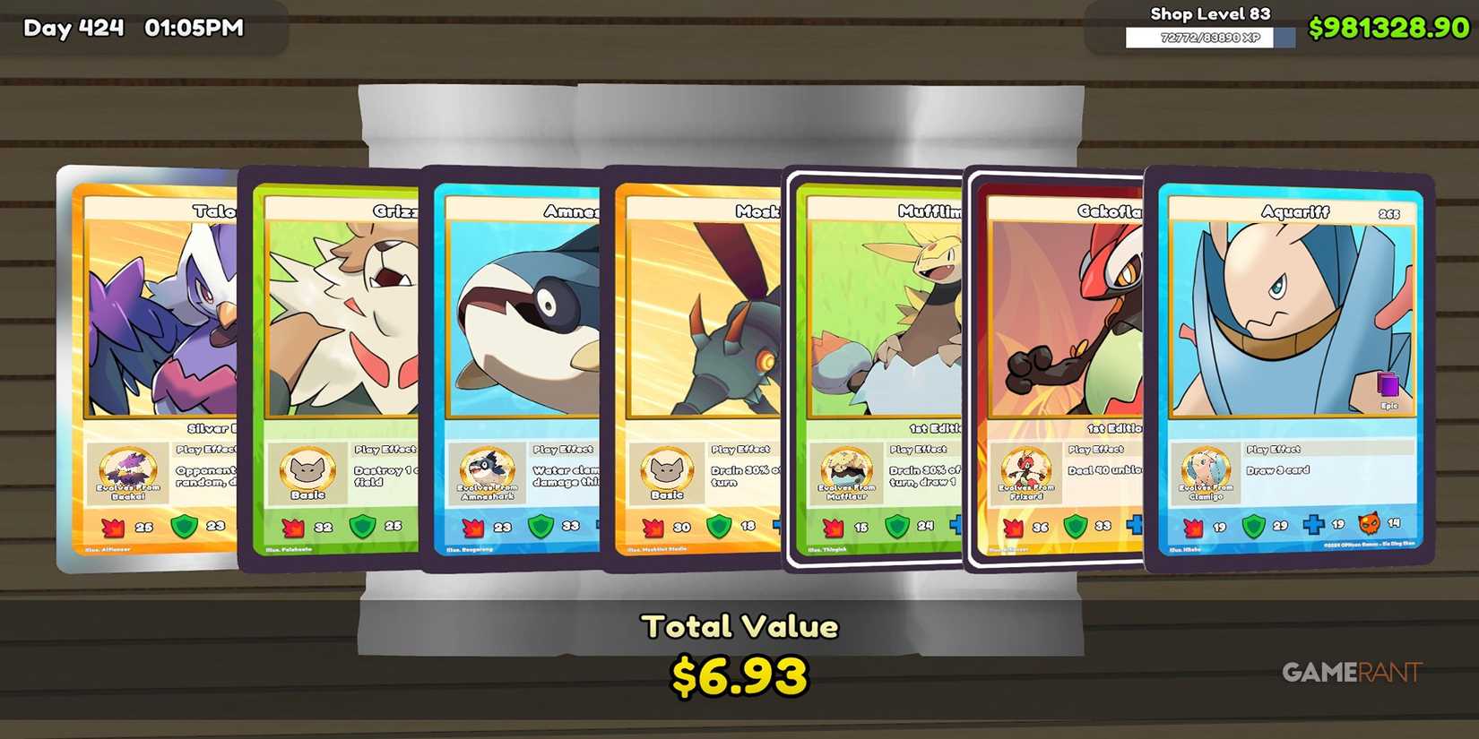 Opening Packs To Make Money In TCG Card Shop Simulator