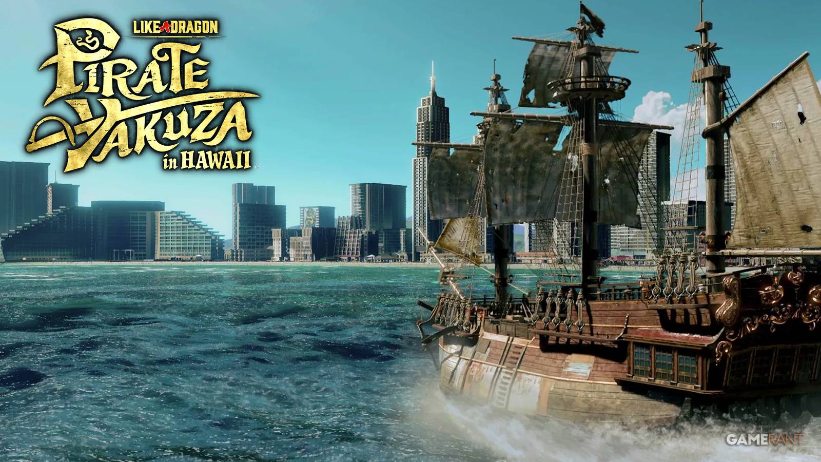 pirate yakzua in hawaii black flag like a dragon