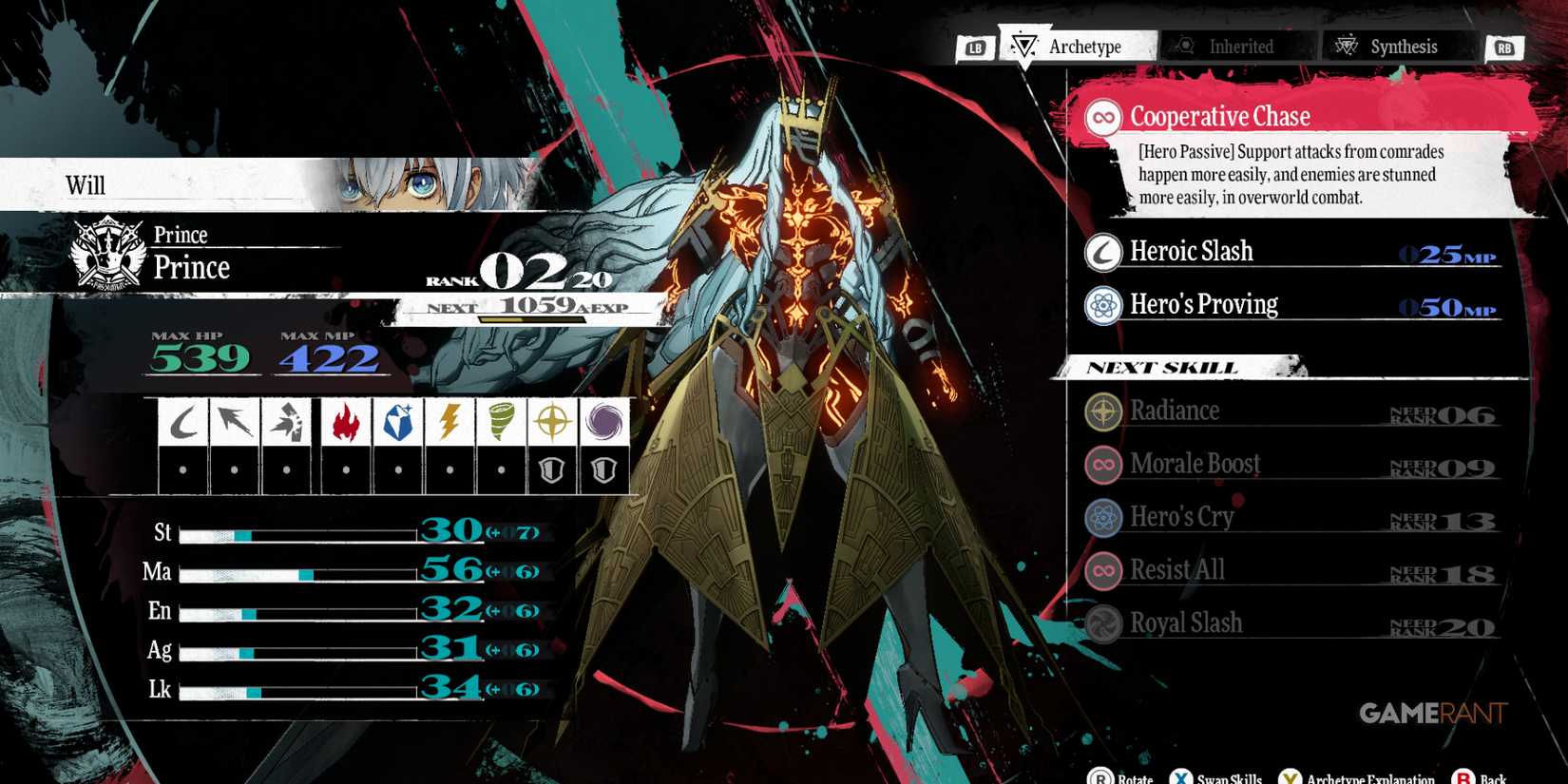 Metaphor ReFantazio: Best Protagonist Build