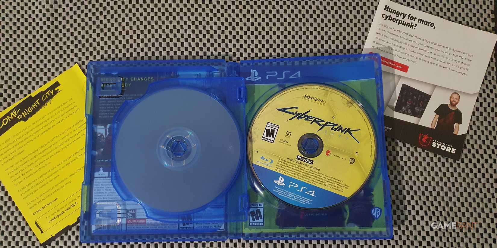 PS4 Cyberpunk 2077 Day One Physical Version