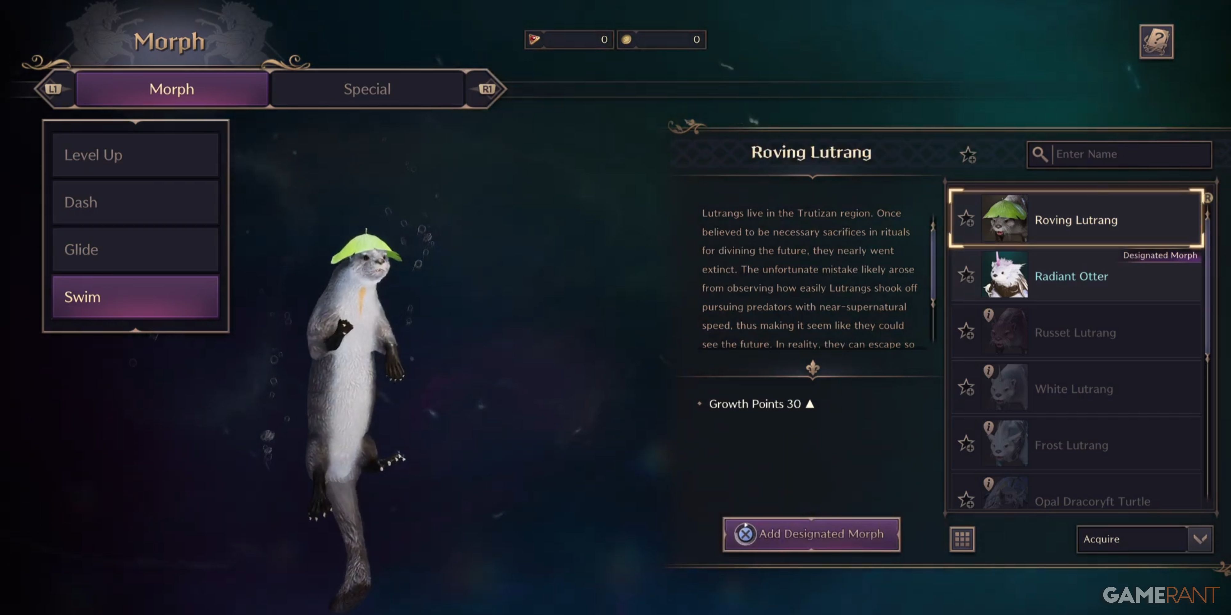 How To Get All Swim Morphs In Throne And Liberty