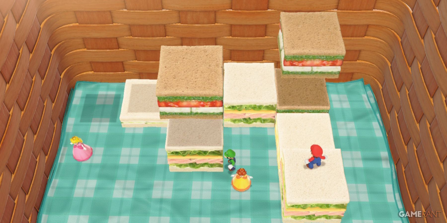 Sandwiched in Super Mario Party Jamboree