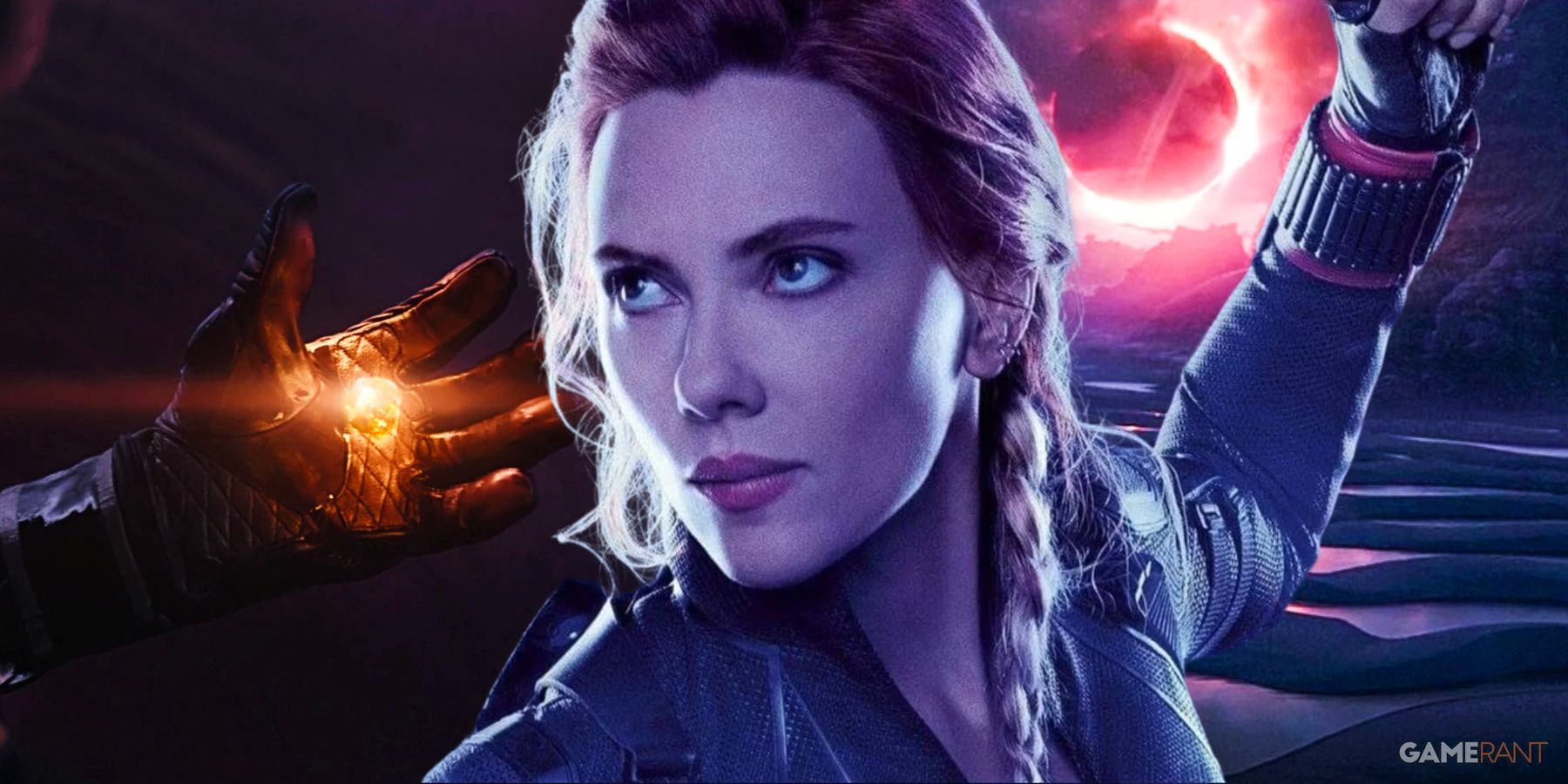 scarlett johansson as natasha romanoff aka black widow in avengers: endgame, soul stone, vormir