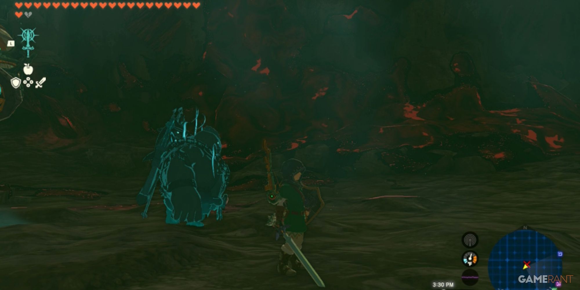 Link in the depths