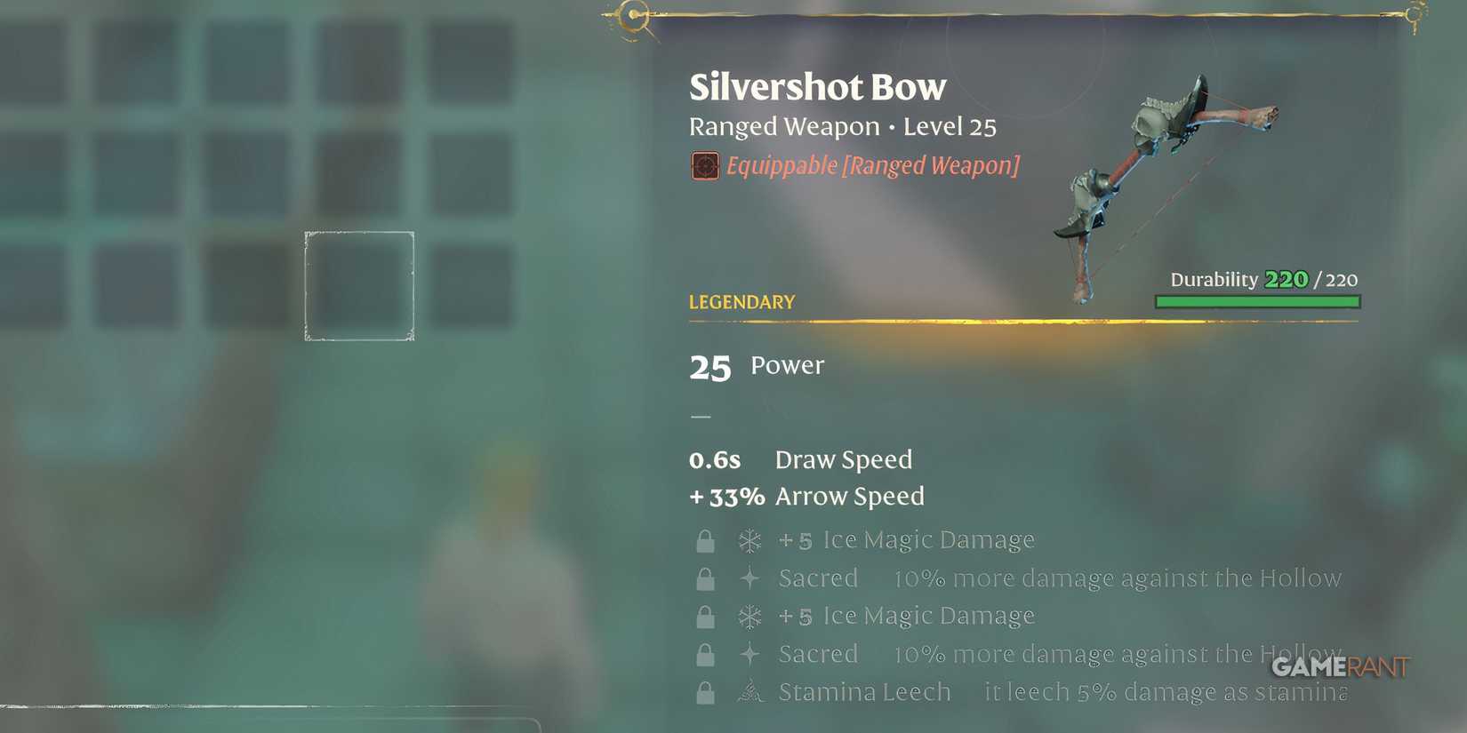 Silvershot Bow In Enshrouded