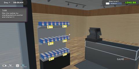 Small Store Setup In TCG Card Shop Simulator