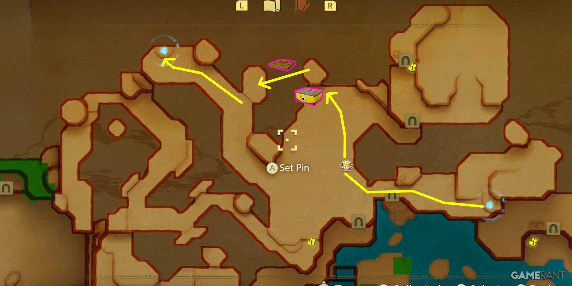 snowball magic map route echoes of wisdom