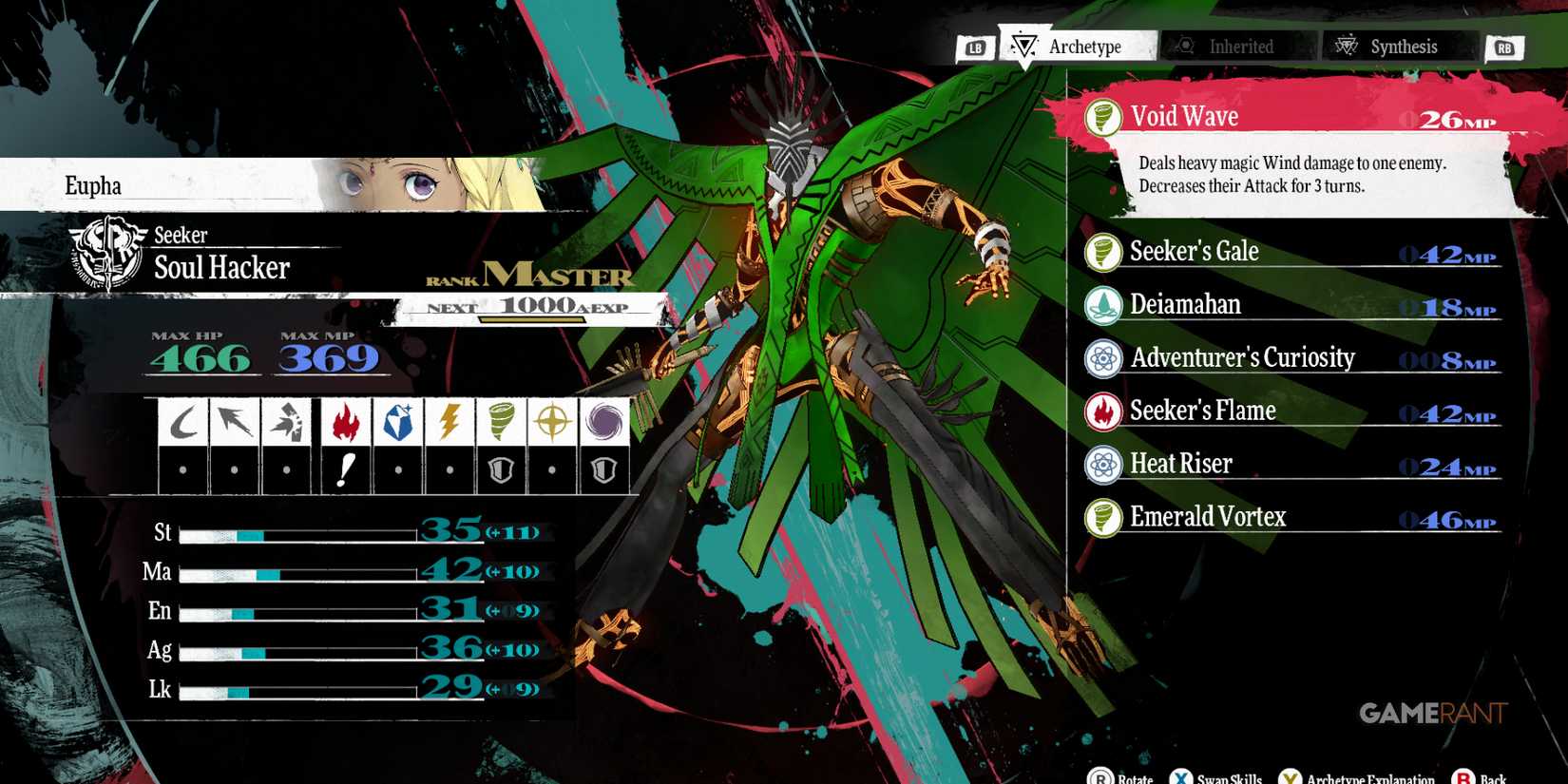 Soul Hacker in Metaphor ReFantazio