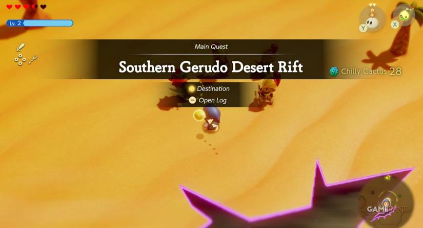 southern gerudo desert rift