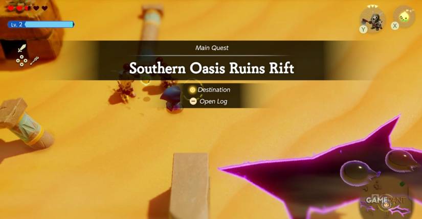 southern oasis ruins rift