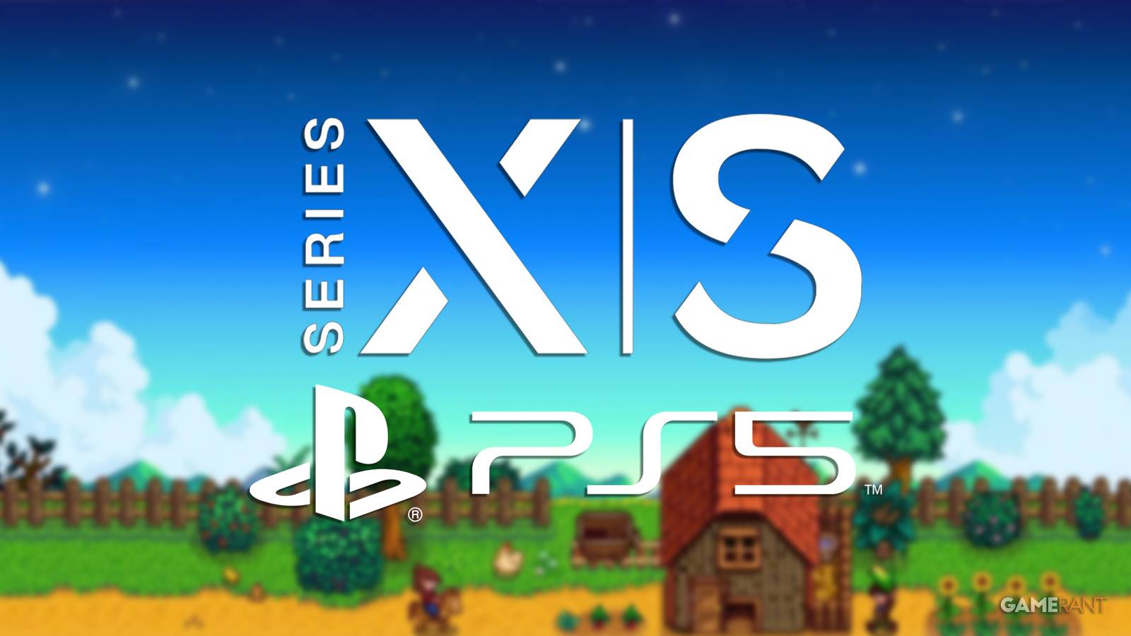 Stardew Valley with Xbox Series X and PS5 logos