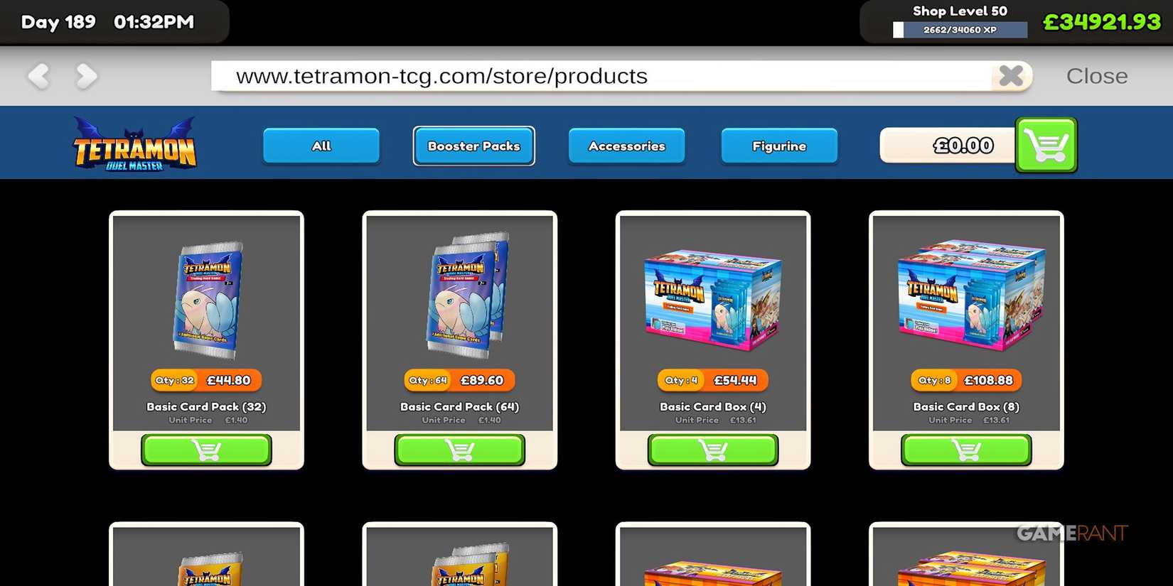 Stock Ordering In Card Shop Simulator