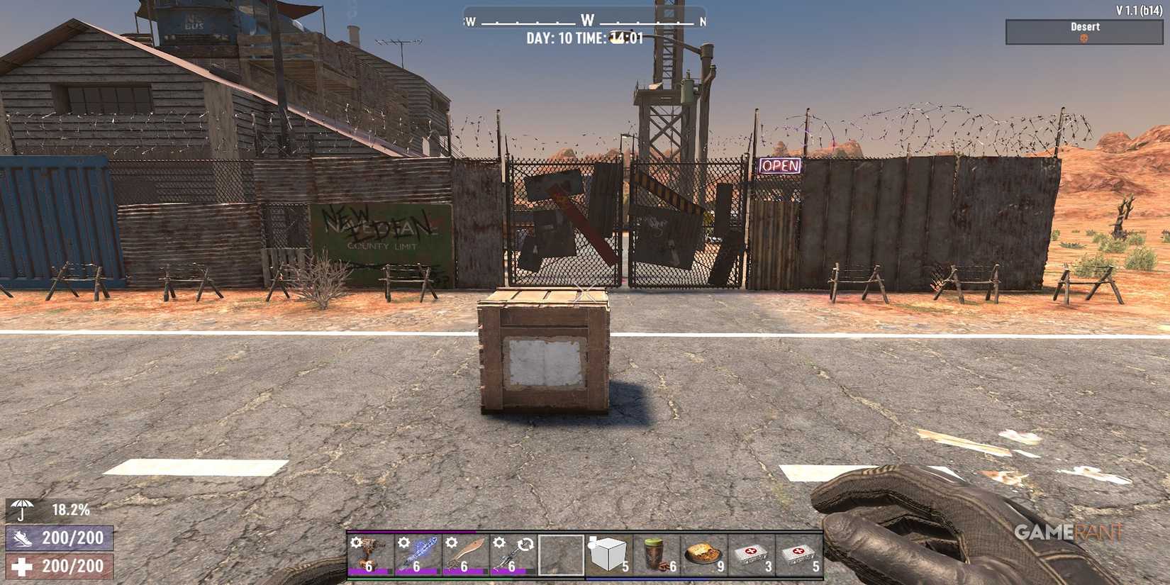 Storage Box Outside The Traders