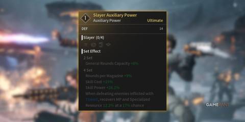 The Slayer Set in The First Descendant