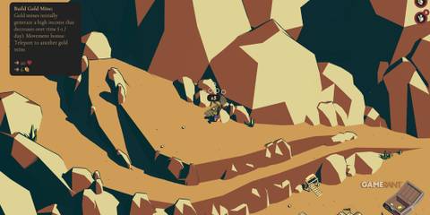 Gold mine construction in Thronefall