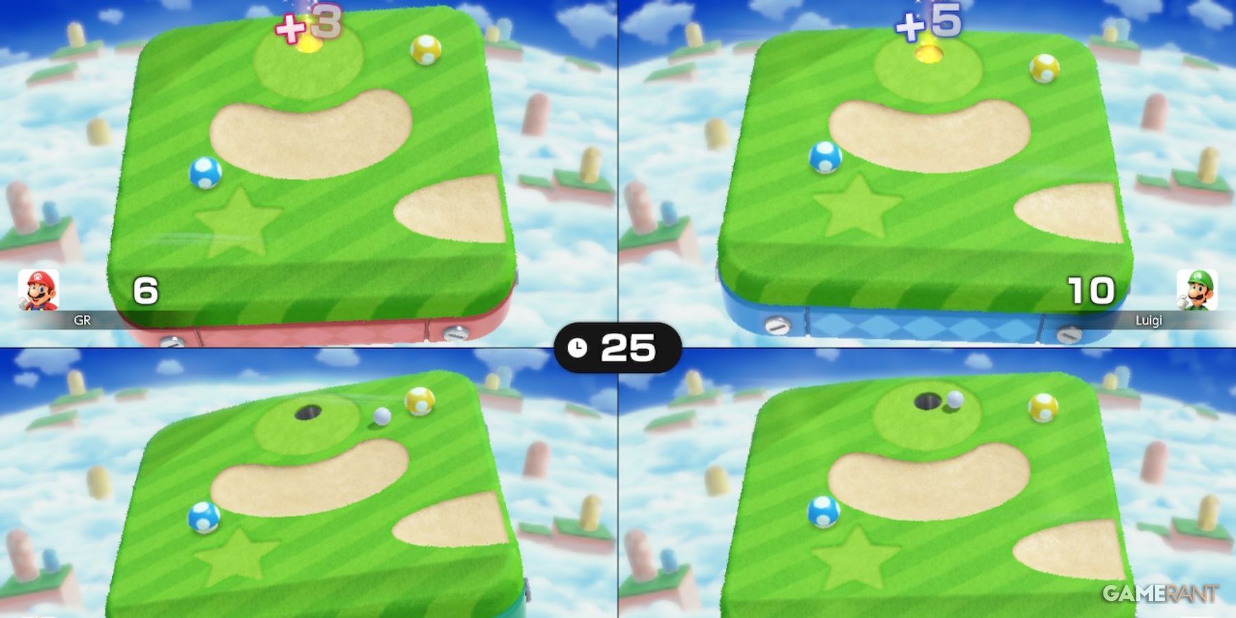 Tilt-a-Golf in Super Mario Party Jamboree