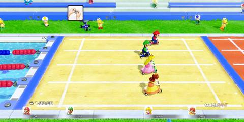Tiny Triathlon in Super Mario Party Jamboree