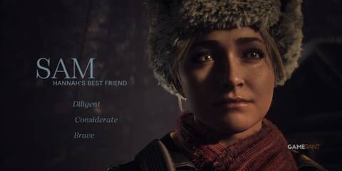 Until Dawn Sam Intro