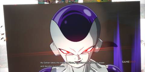 What if from Dragon Ball Sparking Zero, Frieza prepares to transform after sensing Gohan's power