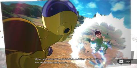 What if from Dragon Ball Sparking Zero, Gohan charges at Frieza, who returned with new strength