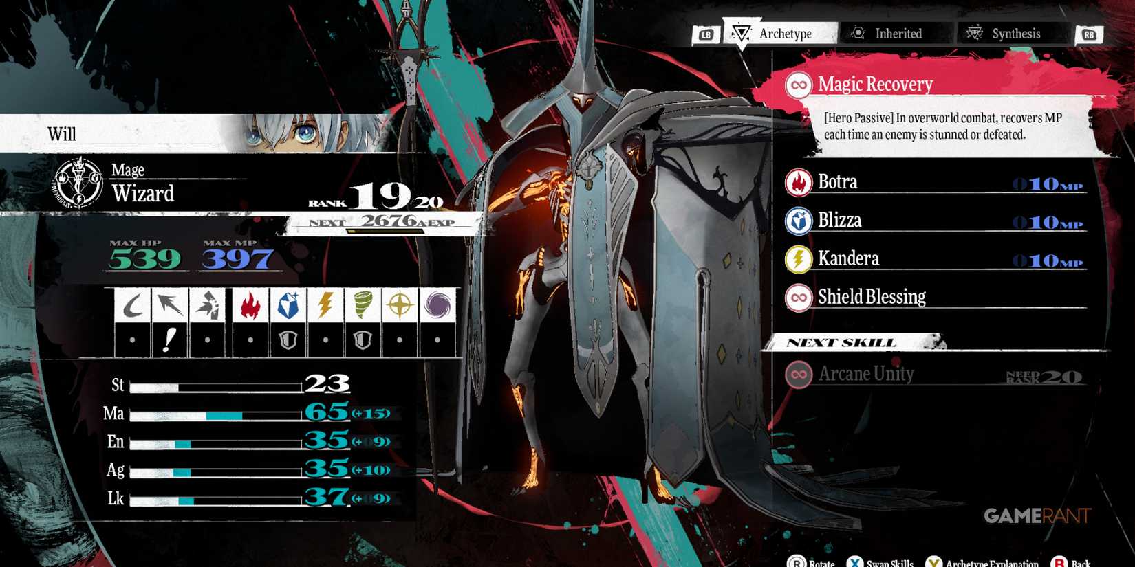 Wizard, one of the best archetypes for protagonist in Metaphor ReFantazio