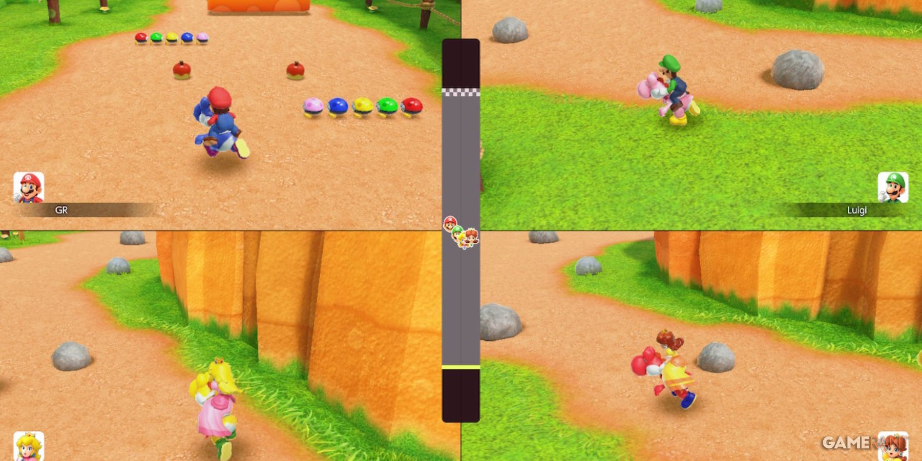 Yoshi's Mountain Race in Super Mario Party Jamboree