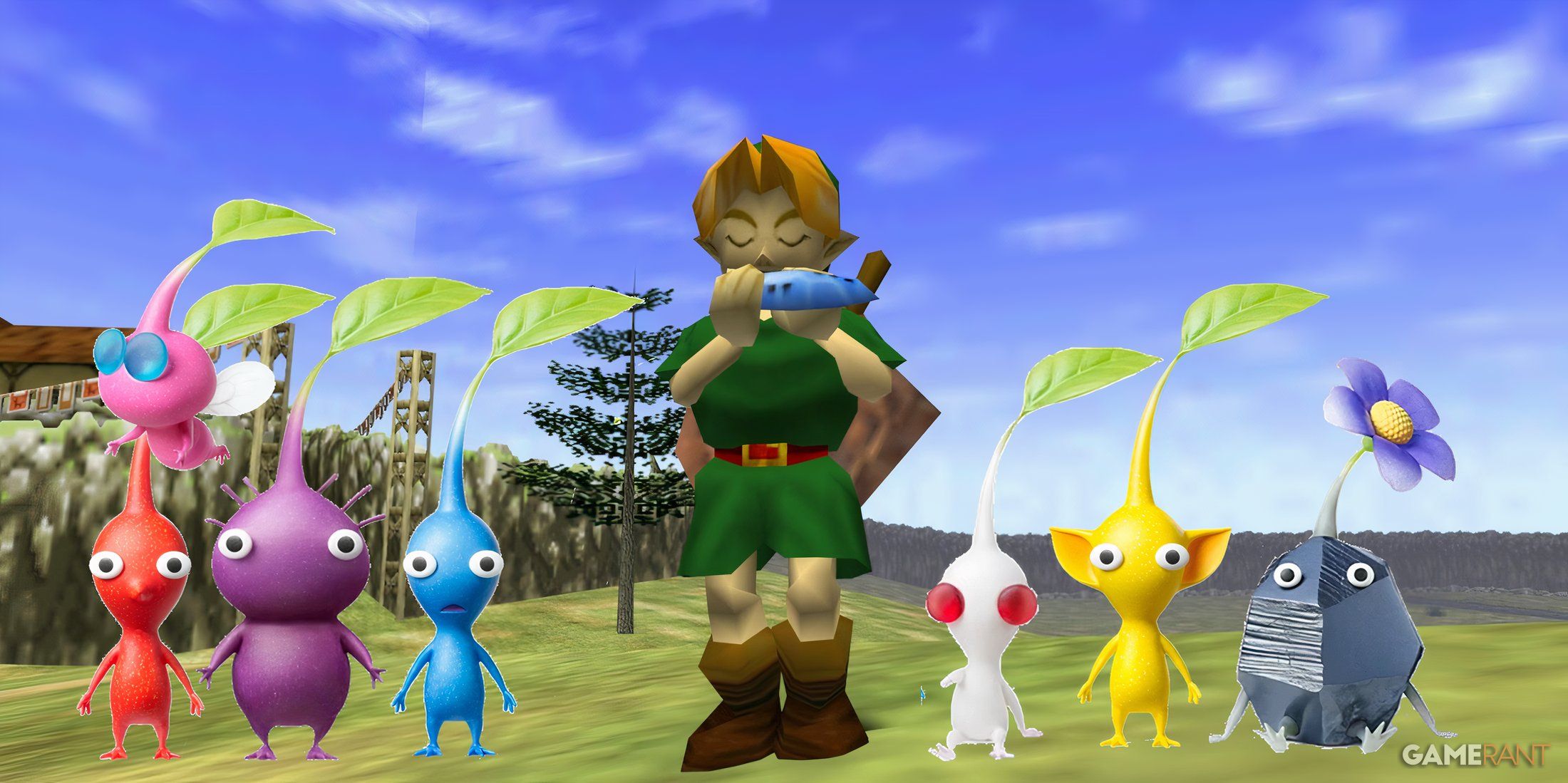 Bizarre Zelda: Ocarina of Time Mod Adds Pikmin to the Game