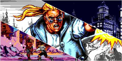 A Collage of Key Art & Key Frames From Comix Zone