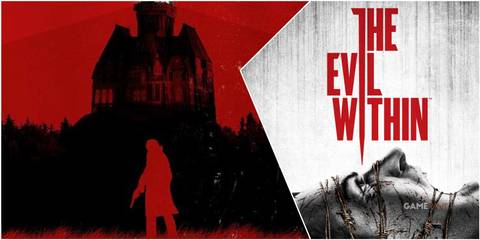 A Collage Of The Evil Within's Original Cover Art  & Its Reversible Variant