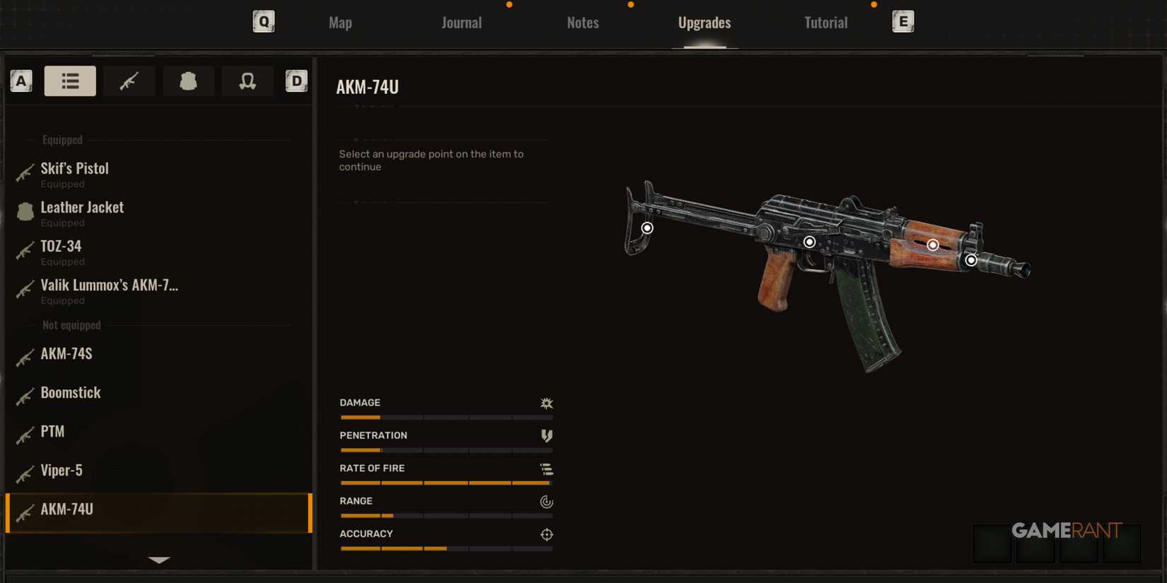 A compact rifle ideal for mobility and balanced combat in S.T.A.L.K.E.R. 2 early stages