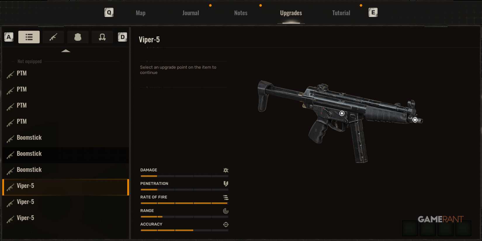 A lightweight SMG with a high rate of fire for clearing enemies quickly in S.T.A.L.K.E.R. 2