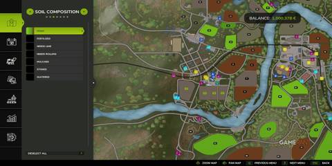 A Map Showing Weed Growth