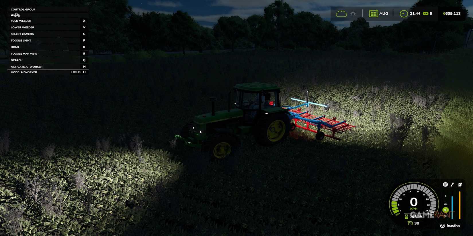 A Weeder In Farming Simulator