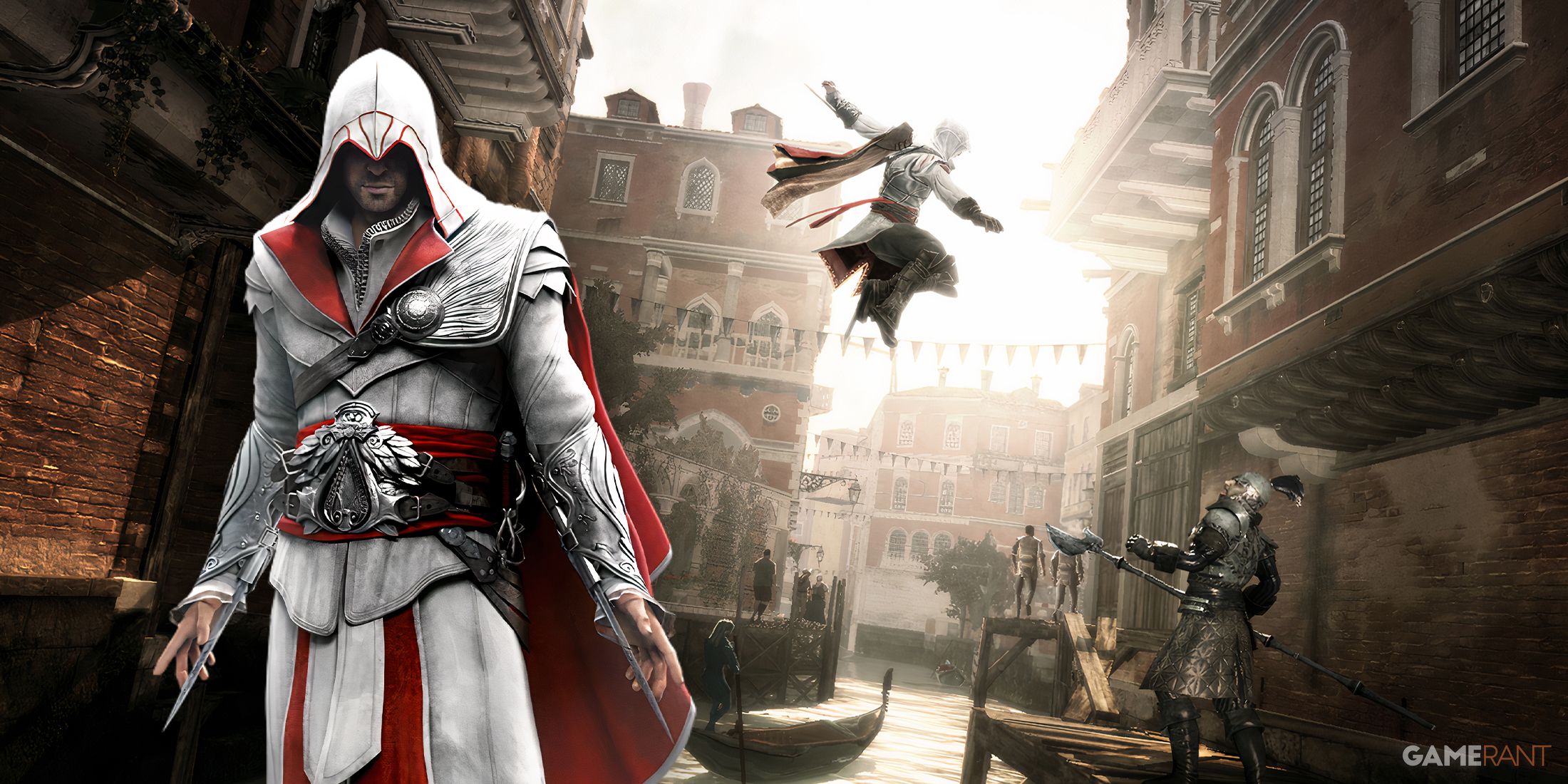 Assassin's Creed 2 Ezio closeup and assassination