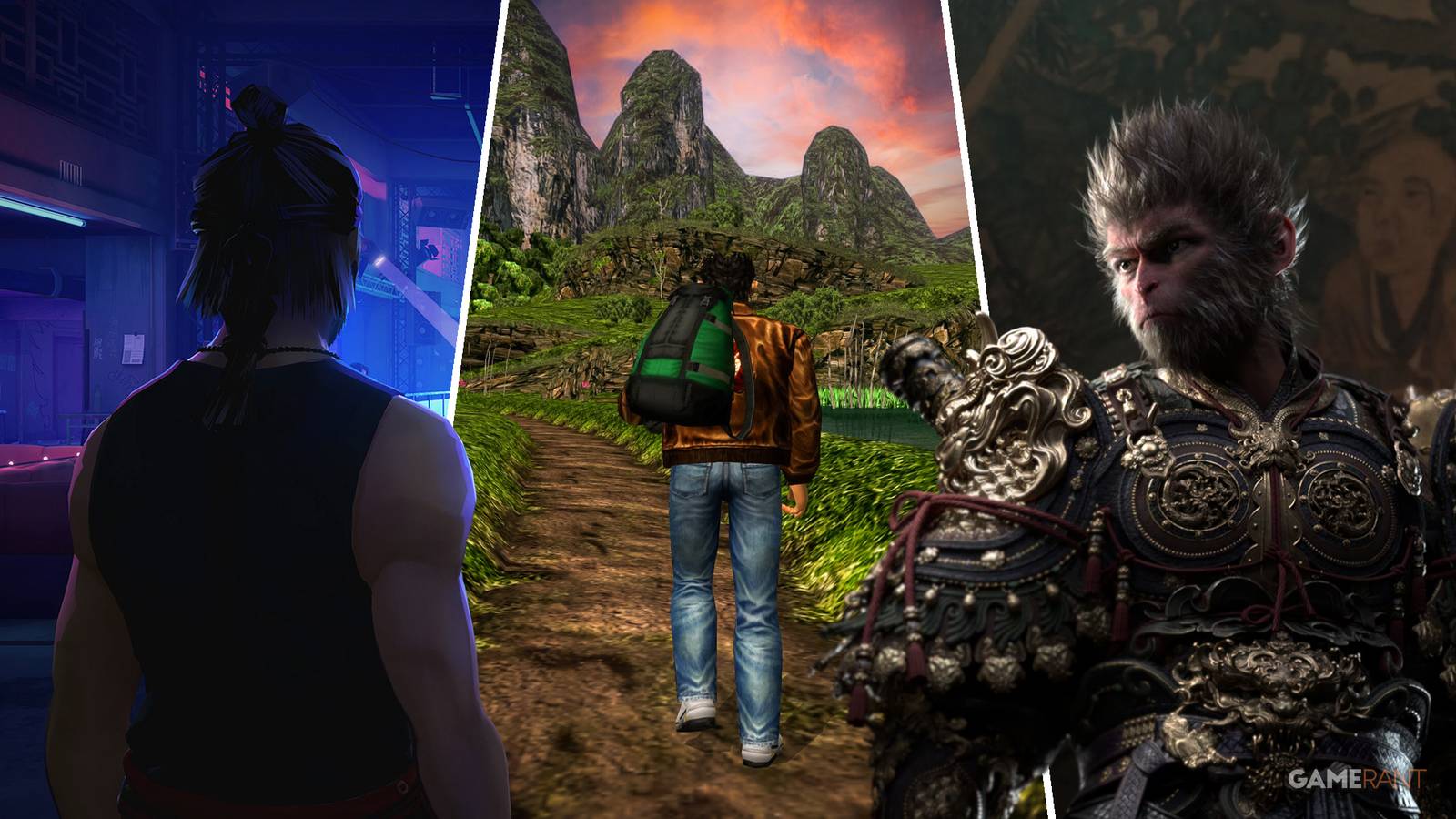 Sifu, Shenmue 2, and Black Myth: Wukong