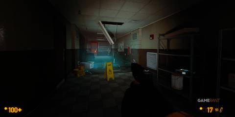 Showcasing the Office Complex level in Black Mesa