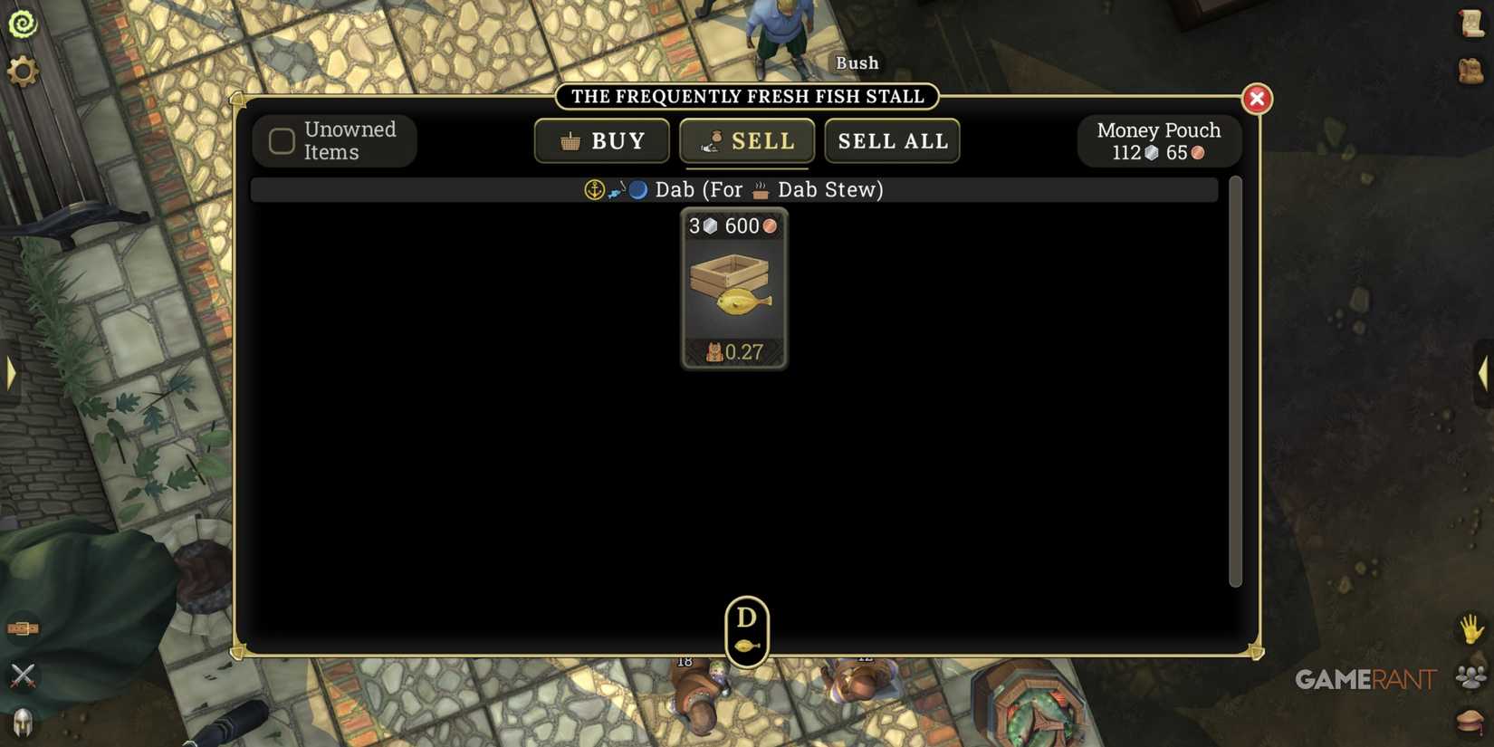 Brighter Shores Fish Stall