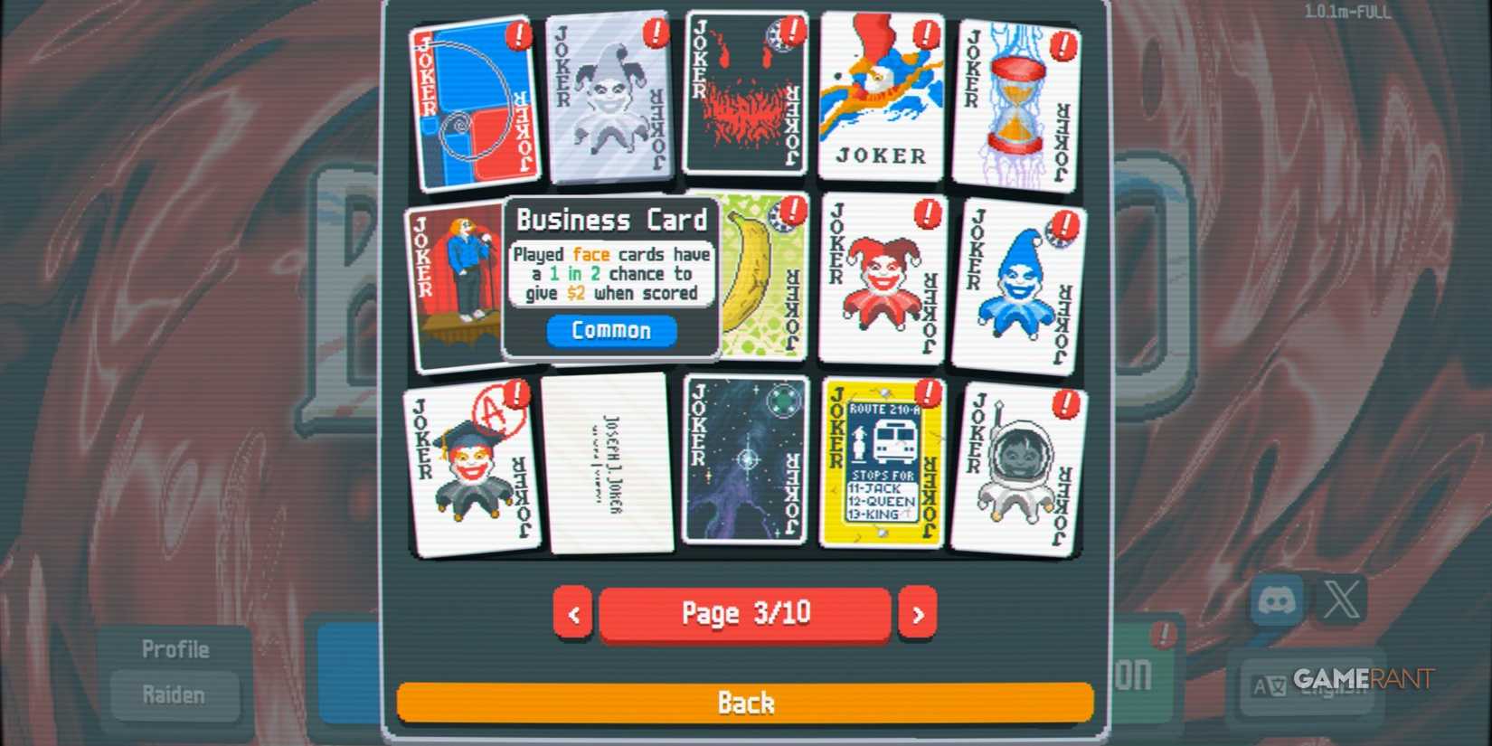 Business Card-Balatro