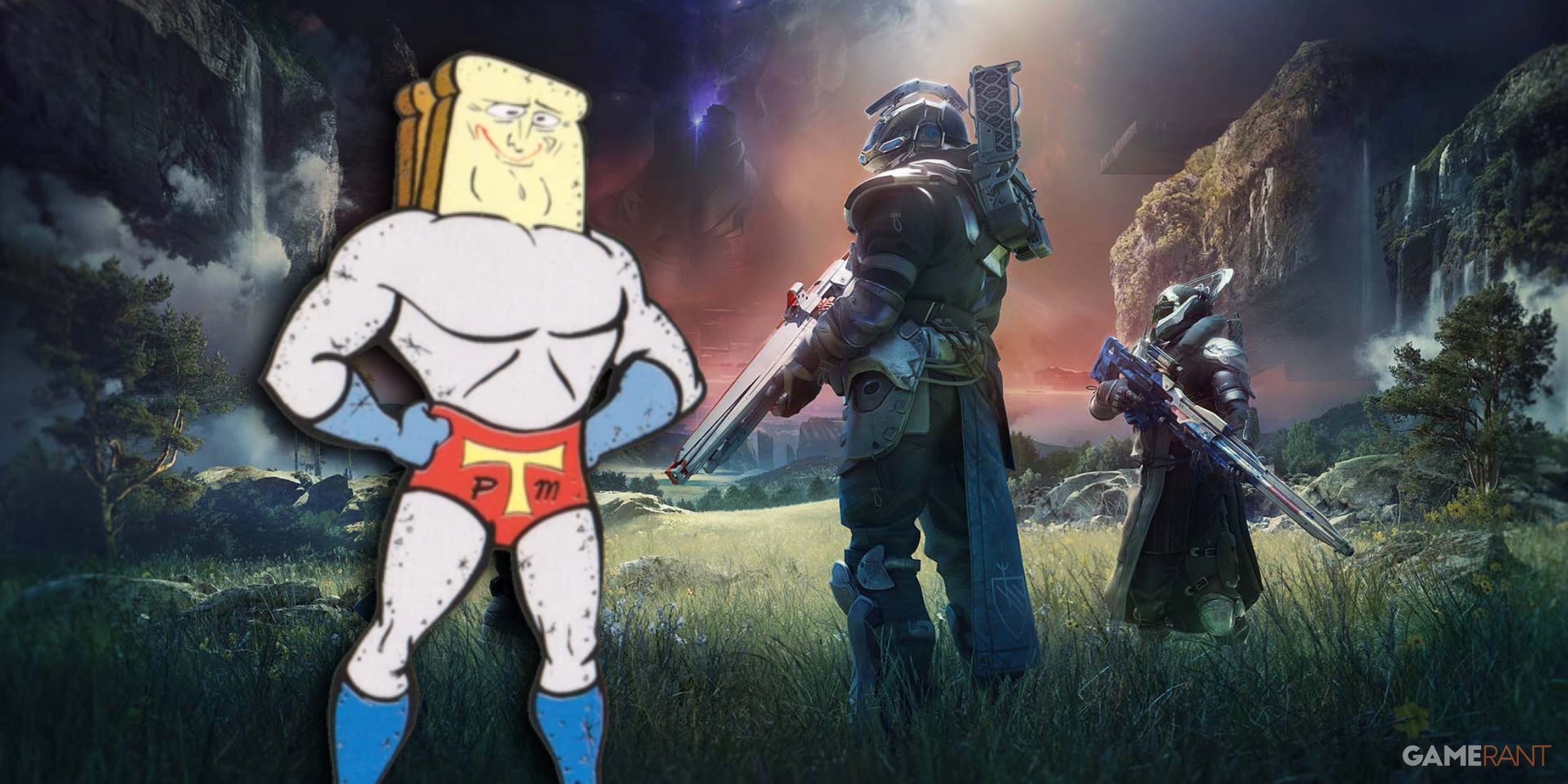 Hilarious Destiny 2 Setup Lets Titans Become Powdered Toast Man