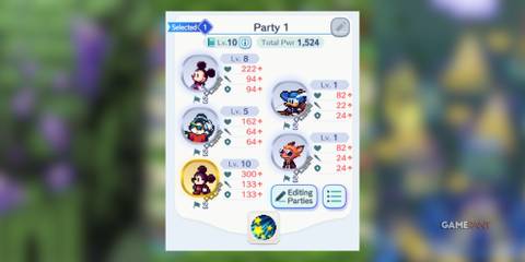 the composition in disney pixel rpg.