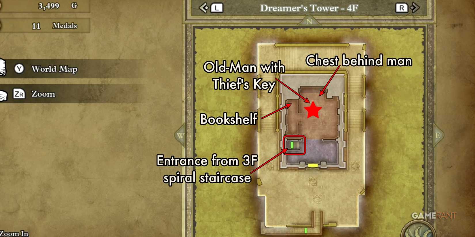 DQ3-Dreamers-Tower-4F-Map